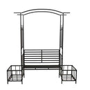 Better Garden Steel Garden Arch with Seat and Plant Basket B08MTZ1VND - New - Brand New