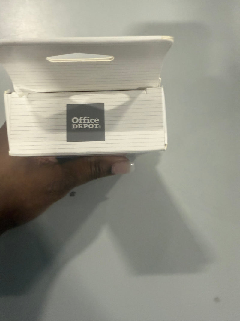 OFFICE DEPOT BALLPOINT ONPOINT, WRITES SMOOTH BLUE INK 12 COUNT - BLUE - Brand New