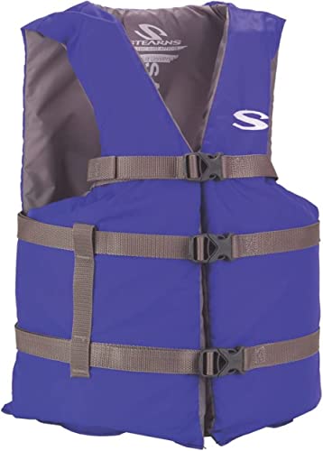 STEARNS 2159789 - ADULT Classic Series Oversized Life Vest - BLUE - Like New