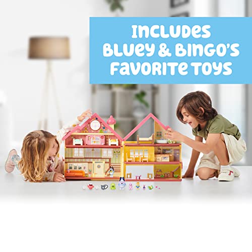 BLUEY ULTIMATE LIGHTS SOUNDS PLAYHOUSE TOY BOX 2.5-3 FIGURES AMAZON EXCLUSIVE - Like New