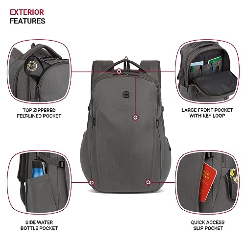 SwissGear VersaMax, Light Grey Heather, 18-Inch - Brand New