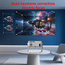 XIAOYA MINI PROJECTOR WIFI BLUETOOTH AUTO KEYSTONE&ELECTRIC - WHITE - Like New