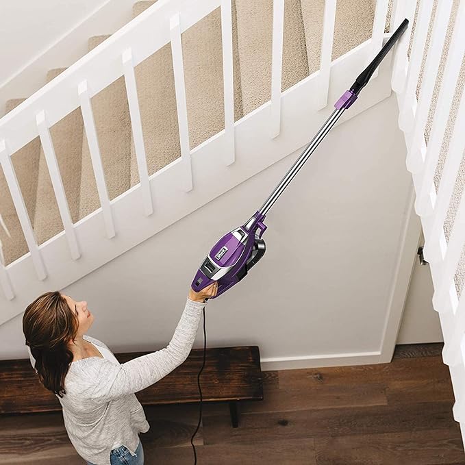 Shark Rocket Pet Pro Corded Stick Vacuum Self-Cleaning Brushroll ZS350 - PURPLE - Like New