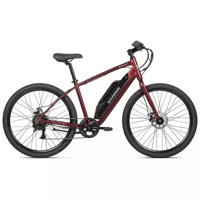 SCHWINN REGENT 27.5" ADULT HYBRID BIKE - DARK RED - Like New