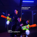 XSHOT Hyper Gel Glow Motorized Gatling Blaster with 10,000 Gel Pellets ZURU - Brand New