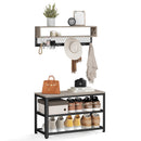 VASAGLE Coat Rack Shoe Bench Set, Hall Tree with Bench, Entryway Furniture - Like New