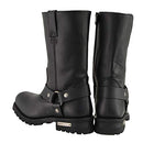 MBM9081 Milwaukee Leather Men’s Outback Harness Moto Boots Black, Size 9.5 - Brand New