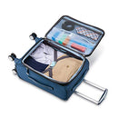 SAMSONITE SOLYTE DLX SOFTSIDE EXPANDABLE WHEELS CHECKED-MEDIUM, 25" - MED BLUE - Brand New