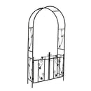 Better Garden Steel Garden Arch 7'6" High x 3'9" Wide Garden Arbor - Black - Brand New