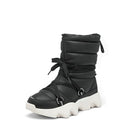 208253 SOREL Women Kinetic Impact NXT Waterproof Mid Boot Black/Sea Salt 10 - Like New