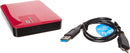 WD 2TB My Passport Portable External Hard Drive WDBBKD0020BBY-NESN - Berry - Like New