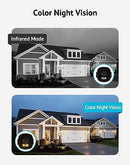LAVIEW SECURITY CAMERA OUTDOOR COLOR NIGHT VISION 3MP PWB10B - BLACK - Like New
