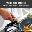 GreenLife 12” (5QT) Deep Skillet Wok Lid PFAS-Free Multi-Purpose Pan - Black - Brand New