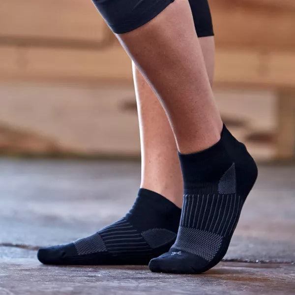 TOMMIE COPPER SPORT COMPRESSION LOW CUT SOCKS (3-PACK) MEN XL WOMEN XL - BLACK - Brand New