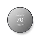 GOOGLE NEST SMART PROGRAMMABLE WIFI THERMOSTAT CHARCOAL - Brand New