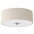 Progress Lighting P3713-09 Inspire Two-Light Flush Mount Brushed Nickel - Brand New