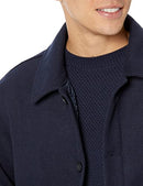 AMAZON ESSENTIALS MEN'S WOOL BLEND BOMBER JACKET - SIZE: SMALL - NAVY - Brand New