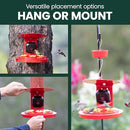 PERKY-PET SMART BIRD FEEDER WITH CAMERA FOR HUMMINGBIRDS 20 OZ - RED - Like New