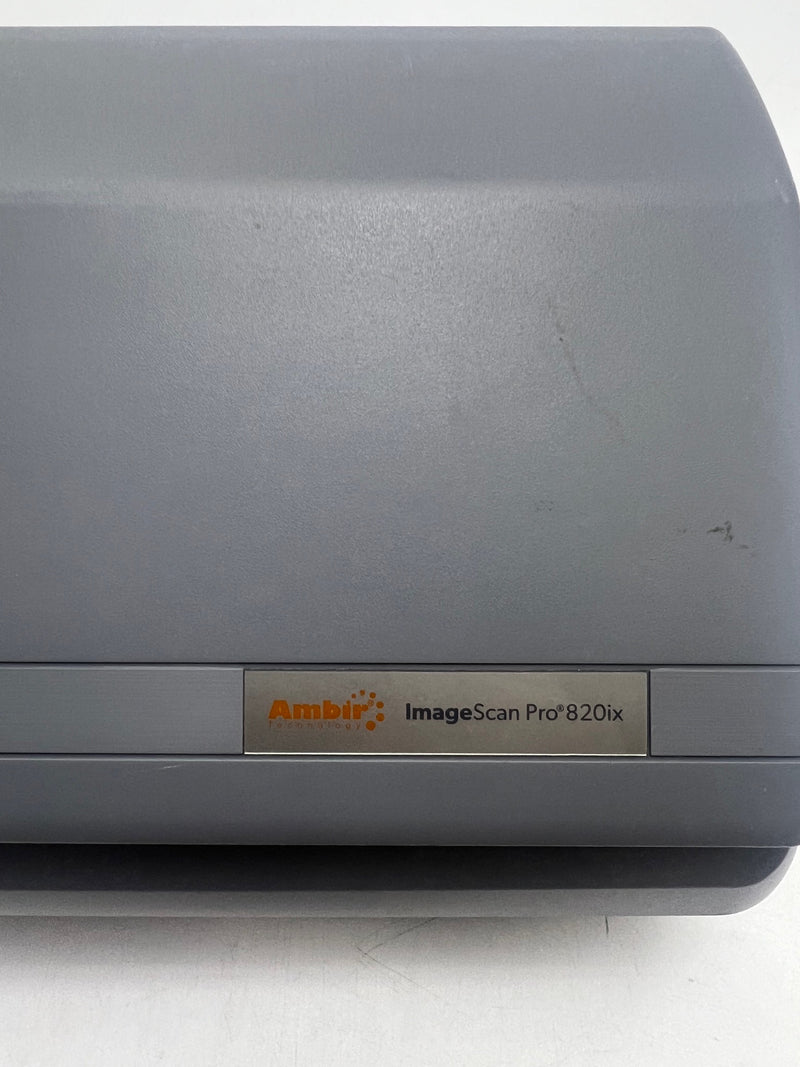 Ambir ImageScan Pro 820ix 20ppm High-Speed ADF Scanner - MISSING CLEAR TRAY Like New