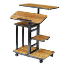 Rolling Height Adjustable Stand Computer Desk Laptop Table Presentation Cart - Brand New