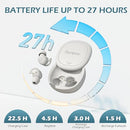 DAMIPOW Wireless Sleep Earbuds; Bluetooth 5.3 Ear Buds L39 - Off White - Brand New