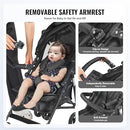 VEVOR Lightweight Stroller, Compact Easy Fold Multiposition Recline Canopy - Like New