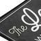 JUNZAN RETRO LAUNDRY ROOM SIGN RUNNER RUG NON-SLIP 39X20 INCH - BLACK AND WHITE - Like New