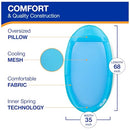 SWIMWAYS SPRING FLOAT PREMIUN BLUE LOUNGE CHAIR - BLUE - Brand New