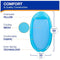 SWIMWAYS SPRING FLOAT INFLATABLE POOL LOUNGER HYPER-FLATE VALVE 6069485 BLUE - Like New