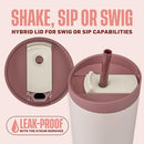 BlenderBottle 2-in-1 Insulated Stainless Steel Shaker Tumbler - Sahara Sunset - Like New