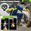 BLUSOKE CORDLESS PRESSURE WASHER PORTABLE BATTERY 2 6-in-1 , PWR-1500- GREEND - Like New