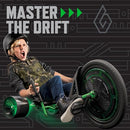 Huffy Green Machine 20 Inch Drift Trike, Ergonomic, Adjustable, B0CDN6167S - Brand New