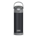 THERMOS FUNTAINER 16 OUNCE BOTTLE WITH WIDE SPOUT LID F41103CH6 - MATTE CHARCOAL - Like New