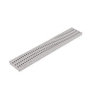 NDS 253GY Spee-D Channel Drain Grate 4-1/8" Wide X 2 feet Long Gray Plastic - Brand New