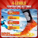 VEROSKY HEATED SOCKS - SIZE: LARGE - BLACK/GRAY - Like New