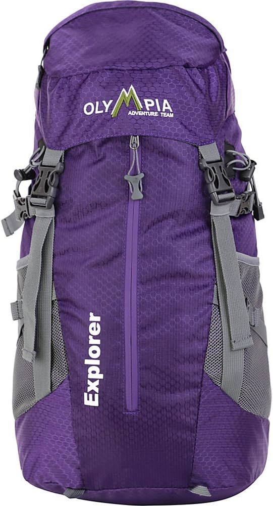 Olympia USA Explorer 20" H Outdoor Daypack Adjustable Shoulder Strap 22L PURPLE Like New