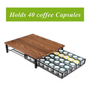 SUVOIT Coffee Pod Drawer For Counter 40 Capacity Coffee Pods Holder - BLACK - Brand New