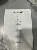 ALLZONE RUSTPROOF SHOWER EXTENSION POLE 54" TO 114" - SILVER - Like New