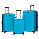 Rockland Melbourne Hardside 3 Piece Expandable Spinner Wheel Luggage Set - Turq - Brand New