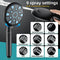 Cobbe 12 Inch All Metal 3-Way Rain Shower Head High Pressure KFSCA12103 - Black - Like New