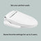 Brondell Swash Electronic Bidet Toilet Seat LT89 Fits Elongated Toilets - White - Like New