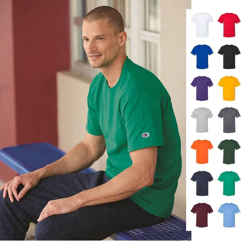 CP10 Hanes Champion Adult Ringspun Cotton Short Sleeve T-Shirt New