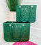 BOGG BAG ORIGINAL EXTRA LARGE TOTE BAG - HUNTER GREEN/WHITE BUTTONS - Like New