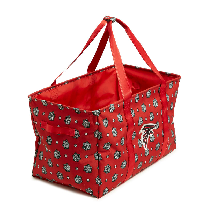 VERA BRADLEY WOMENS RECYCLED LIGHTEN UP REACTIVE LARGE CAR TOTE - RED/SILVER - Brand New