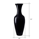 VILLACERA Handcrafted 28” Tall Black Bamboo Vase V09FNM31PV - NEW - Brand New