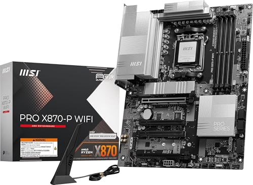 MSI PRO X870-P WIFI V1 PROSERIES MOTHERBOARD (AMD RYZEN 9000/8000/7000) - MULTI - Like New