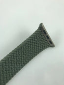 APPLE BRAIDED SOLO LOOP, 45MM, SIZE 7 - OLIVE - Like New