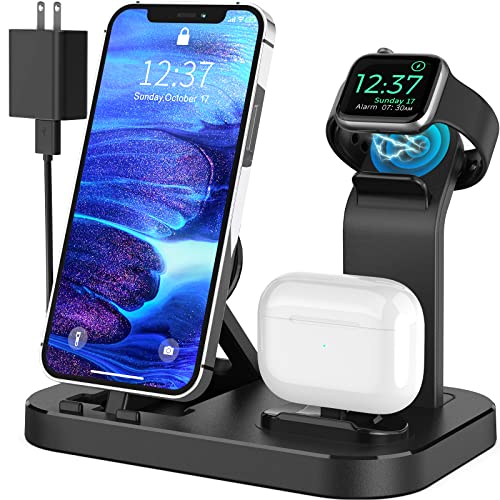 YINTIXA 3 IN 1 CHARGING STATION FOR IPHONE/IWATCH/AIRPODS 15W FAST CHARGING Like New