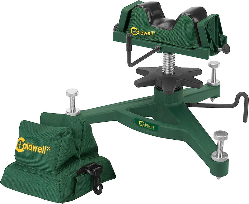 Caldwell The Rock Dlx Shooting Rest And Rear Bag Combo 383640 - GREEN - Like New