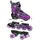 ROLLER DERBY FALCON 2-IN-1 COMBO QUAD INLINE SKATES KIDS GIRL SIZING 3-6 - Brand New